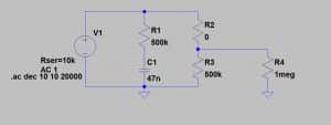 simulating guitar frequency response tone volume control gibson les paul