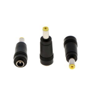 dc plug jack adapter 2.5 mm to 2.1 mm 2.1mm 2.5mm cylindrical barrel connector coaxial power connectors concentric tip male female adaptor